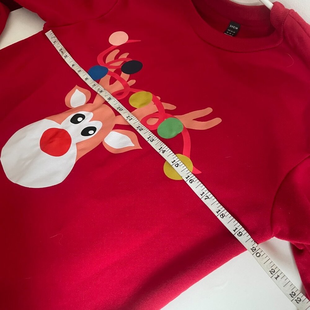 Red Rudolph Sweatshirt - Picture 7 of 8
